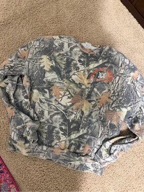 McBee Farms Camouflage Crewneck Sweatshirt in Multicolor
